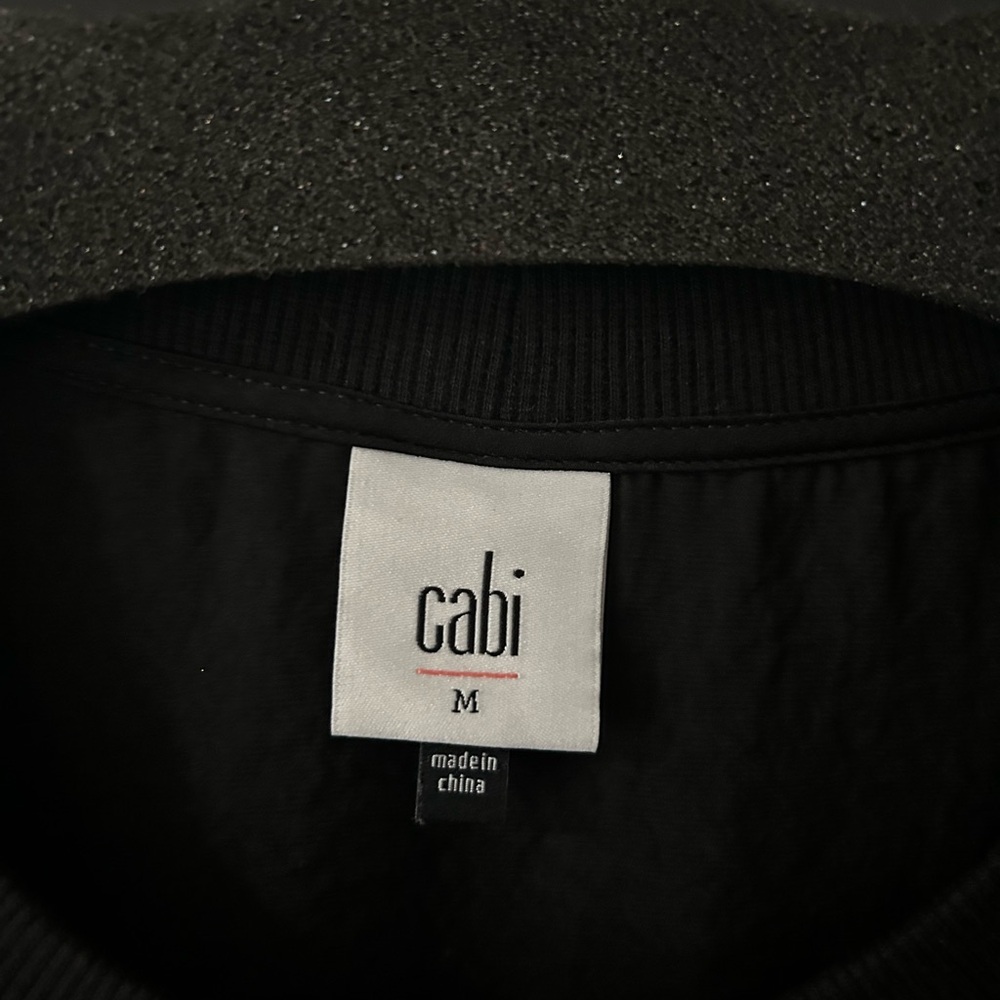 CAbi White and Blue Sleeveless Tank Top - Picture 2 of 3